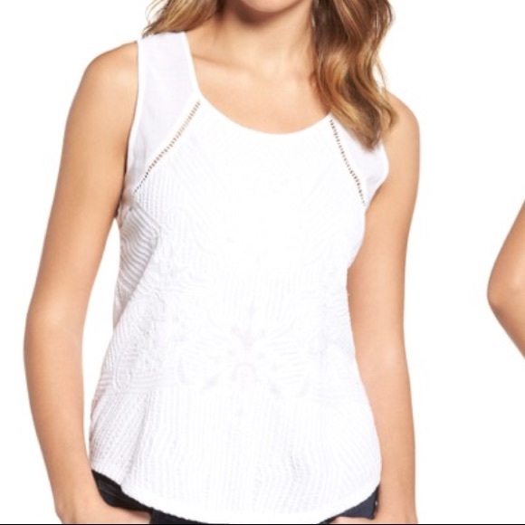 Lucky brand white tank - Picture 1 of 5